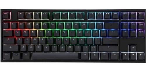 Klawiatura Gamingowa Ducky One 2 TKL PBT, MX-Brown, RGB LED - Czarna
