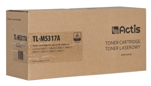 TL-MS317A Toner (zamiennik Lexmark 51B2000; Standard; 2500 stron; czarny)