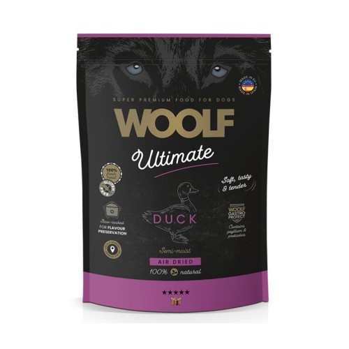 WOOLF Ultimate Soft kaczka półwilgotna karma dla psa 1kg