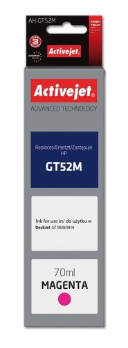 AH-GT52M Tusz (zamiennik HP GT52M M0H55AE; Supreme; 70 ml; 8000 stron, czerwony)