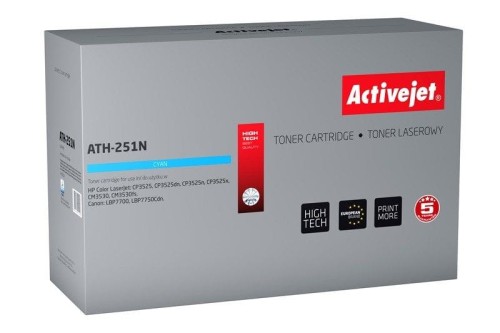 ATH-251N Toner (zamiennik HP 504A CE251A, Canon CRG-723C; Supreme; 7000 stron; niebieski)