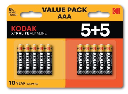 BATERIE ALKALICZNE XTRALIFE AAA LR3 5+5 (10PACK)