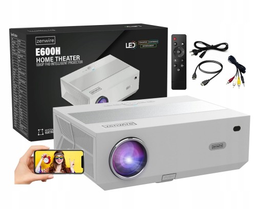 Projektor Zenwire E600H Full HD 4K 13500lm WiFi