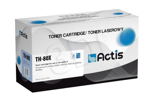 Toner ACTIS TH-80X (zamiennik HP 80X CF280X; Standard; 6900 stron; czarny)