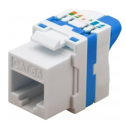 TECHLY SAMOZACISKOWY MODUŁ KEYSTONE RJ45 KAT.6A U/