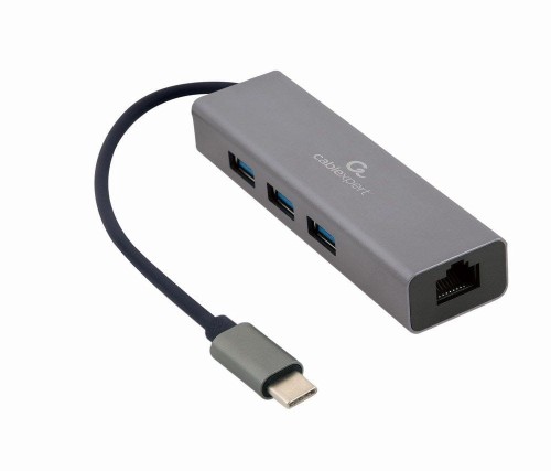ADAPTER USB-C -> LAN RJ-45 1GB NA KABLU HUB 3X USB 3.1