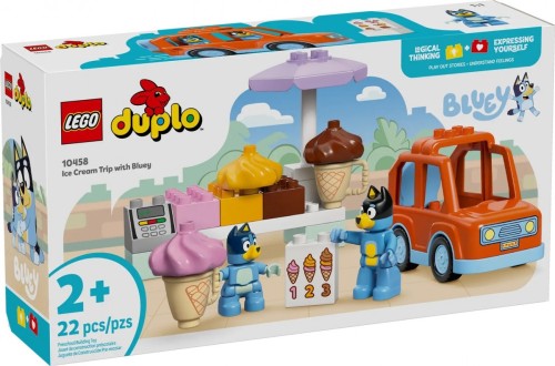 Lego 10458 Bluey - Wyprawa po lody z Blue