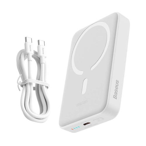 Szybko ładujący mini Power Bank Baseus 10000mAh 30W (biały)