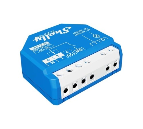 Shelly Qubino Wave 1 - 1-kanałowy przekaźnik dopuszkowy/sterownik Z-Wave 230 V