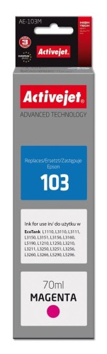 AE-103M Tusz (zamiennik Epson 103 C13T00S34A; Supreme; 70 ml; purpurowy)