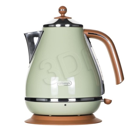 Czajnik elektryczny DeLonghi Icona Vintage KBOV 2001.GR (2000W 1.7l; kolor oliwkowy)
