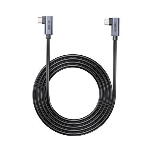 UNITEK KABEL USB-C KĄTOWY 90°/90° PD 100W M/M 1M