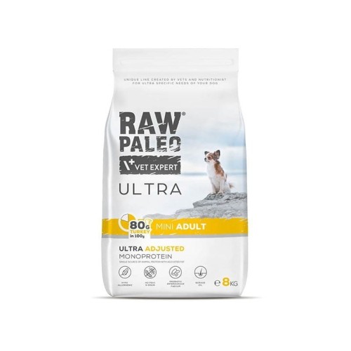VetExpert Raw Paleo Ultra Indyk Mini Adult 8kg