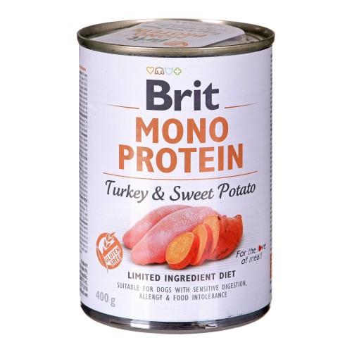 Mono Protein Turkey & Sweet Potato - Indyk z batatem - mokra karma dla psa - 400 g