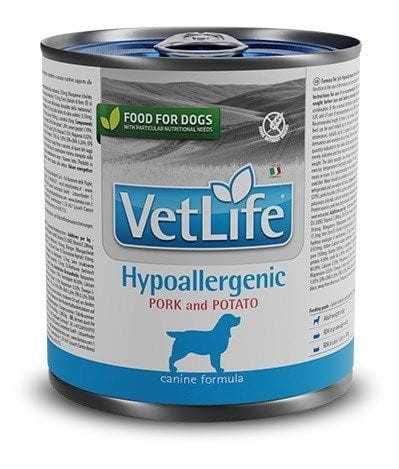 Vet Life Hypoallergenic Pork & Potato - mokra karma dla psa - 300 g