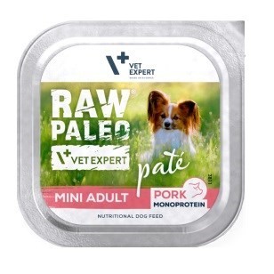 VetExpert Raw Paleo PORK Pate Mini Adult 150g