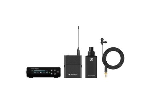 Sennheiser EW-DP ENG SET (R1-6) - Zestaw kamerowy z nadajnikiem plug-on i nadajnikiem miniaturowym z mik. ME 2, 520-576 MHz