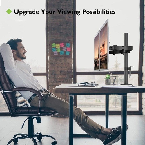 PODWÓJNE RAMIĘ BIURKOWE 2X LED/LCD 13-27 CA