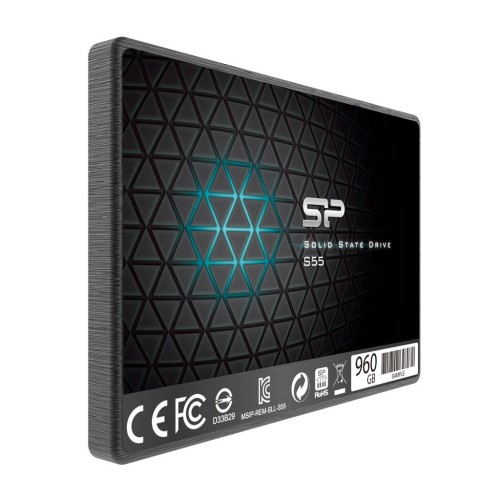 Dysk SSD Silicon Power S55 960GB 2,5" SATA III 560/530 MB/s (SP960GBSS3S55S25)