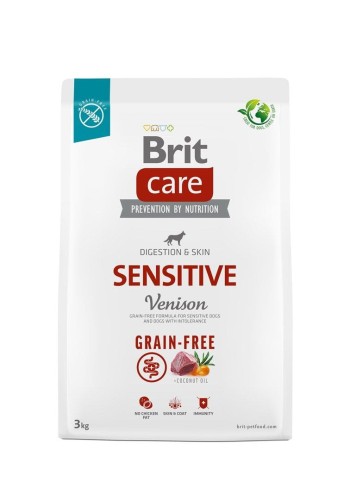 Care Grain-Free Sensitive Venison – sucha karma dla psa - 3 kg