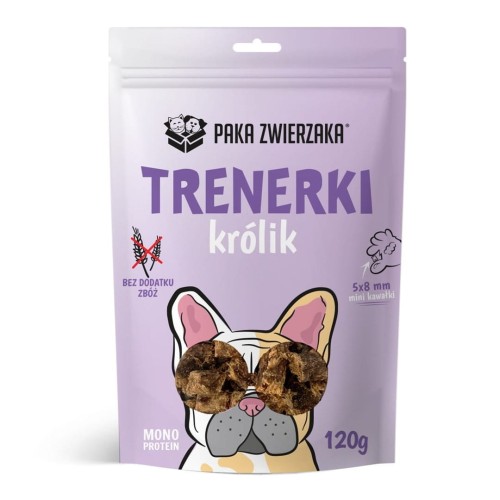 Paka Zwierzaka przysmak trenerki królik 120g