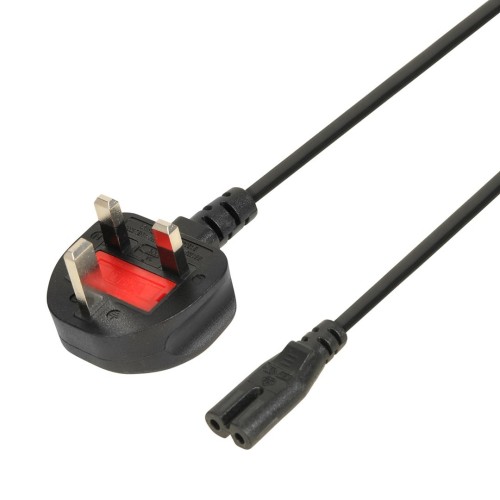 KABEL ZASILAJĄCY IBOX EURO 2-PIN AUDIO-RTV VDE 3X0,75MM MIEDŹ WTYCZKA UK