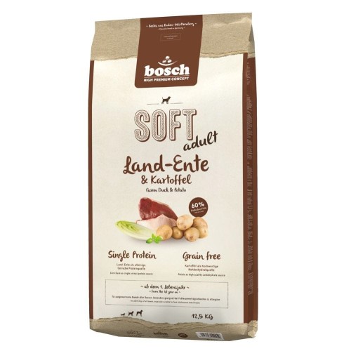 Adult Soft Farm-Duck & Potato - sucha karma dla psa - 12,5kg
