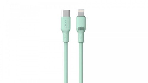 Kabel Havit Typ C-Lightning CB6281 1.0m (zielony)