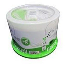 MAXELL DVD+R 4,7GB, 50 szt. w opakowaniu cake (szpindel). Prędkość zapisu 16X, 120 min. Płyty do nadruku atramentowego. Przeznaczenie Multimedia.