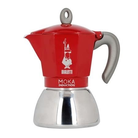 Bialetti kawiarka New Moka Induction 4tz czerwona