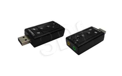 Karta dźwiękowe SAVIO ak-01 (Zewnętrzna; USB 2.0)
