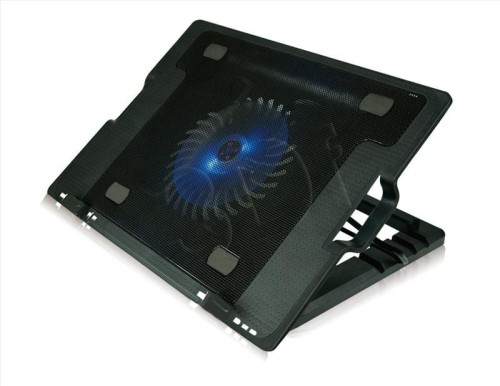 Podstawka chłodząca pod notebook VAKOSS LF-1860AL (17.x cala; 1 wentylator; HUB)