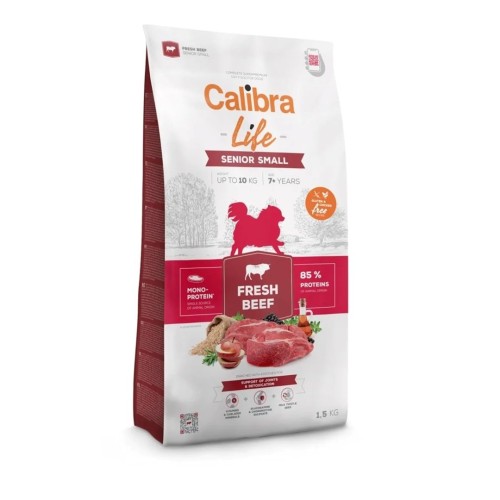 CALIBRA DOG life senior small fresh beef 1,5kg