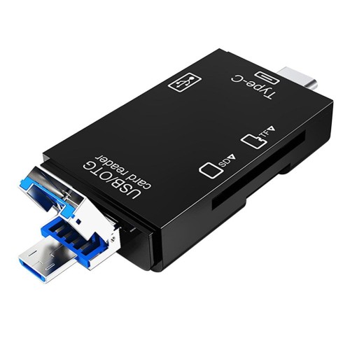 CZYTNIK KART 6W1 USB A/ MICRO USB/ USB C/ SD/ MICRO SD/ USB TC-R425X