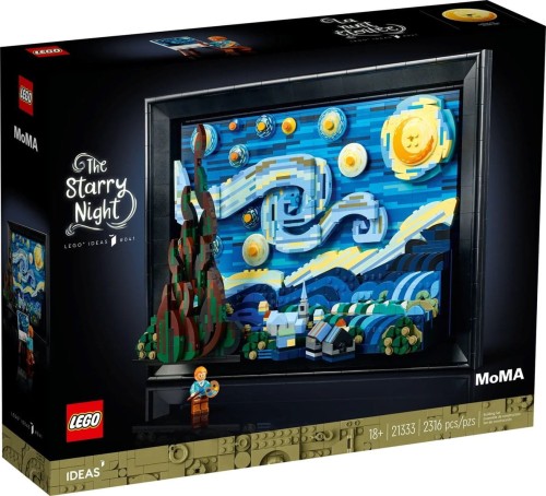 LEGO Ideas 21333 „Gwiaździsta noc” Vincenta van Gogha