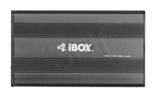Obudowa IBOX HD-02 ZEW. 2,5" USB 3.0 IEU3F02 (2.5"; USB 3.0; Aluminium; kolor czarny)
