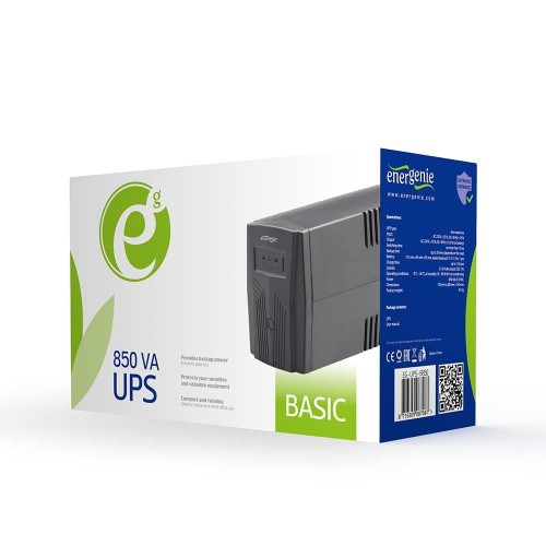 Zasilacz awaryjny UPS ENERGENIE EG-UPS-B850 (Desktop, TWR; 850VA)