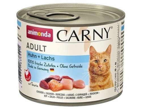 Cat Carny Adult Kurczak z łososiem - mokra karma dla kota - 200g