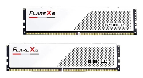 G.SKILL FLARE X5 AMD DDR5 2X32GB 6000MHZ CL30 EXPO WHITE F5-6000J3040G32GX2-FX5W