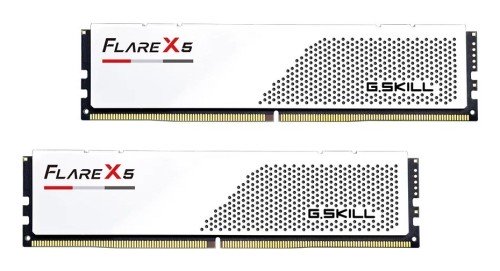 G.SKILL FLARE X5 AMD DDR5 2X32GB 6000MHZ CL30 EXPO WHITE F5-6000J3040G32GX2-FX5W