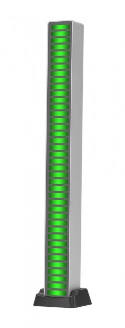 Lampa led Redleaf equalizer RGB 40 LED - srebrny