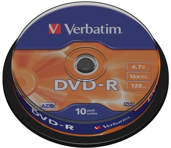 Płyta DVD-R Verbatim 10 szt.