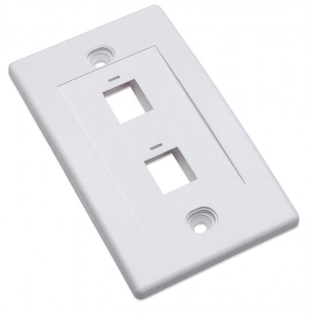 Intellinet 163293 Panel do gniazda natynkowego 2x Keystone_