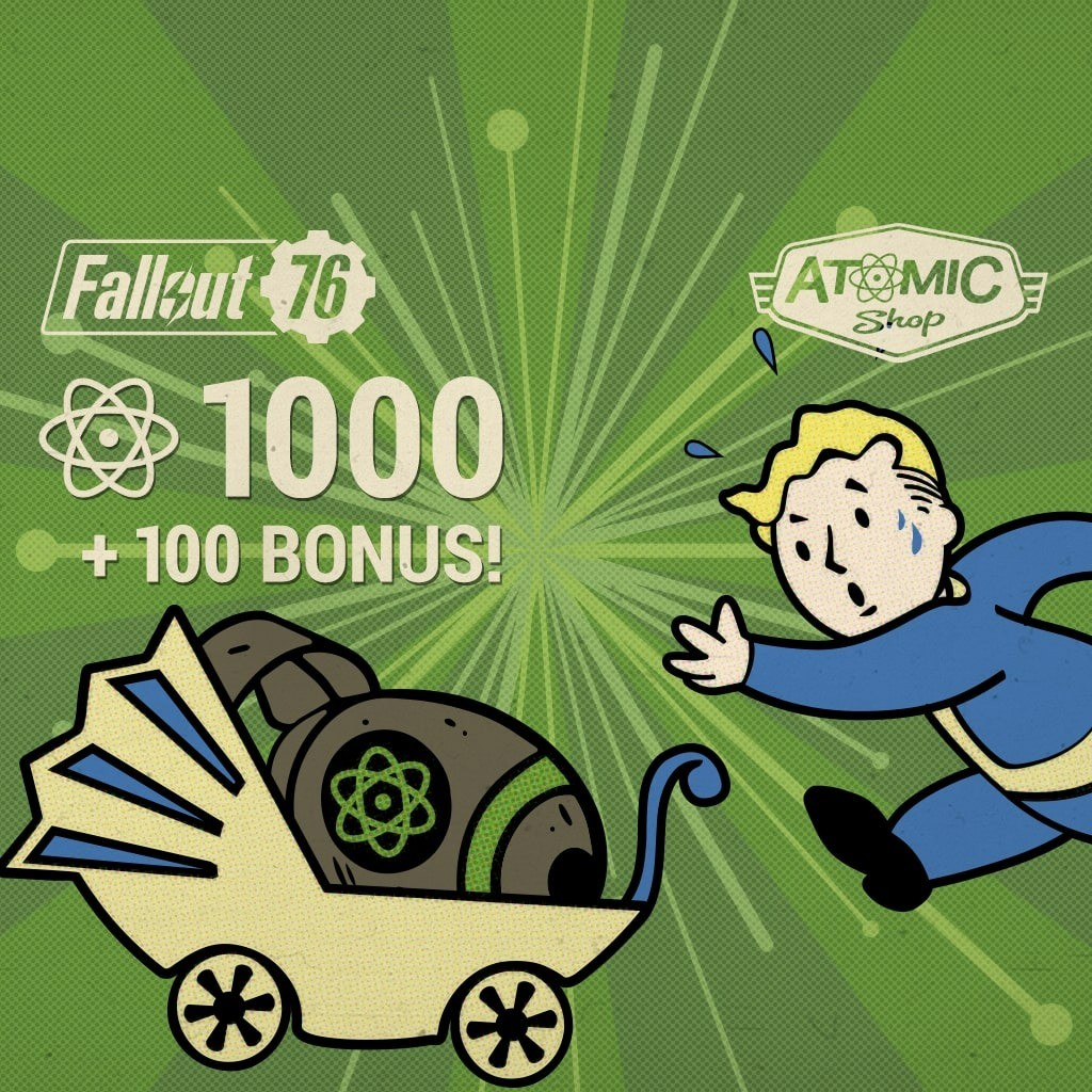 Fallout 76 - Waluta wirtualna - Xbox One - (1100 Atoms) - do pobrania - ESD
