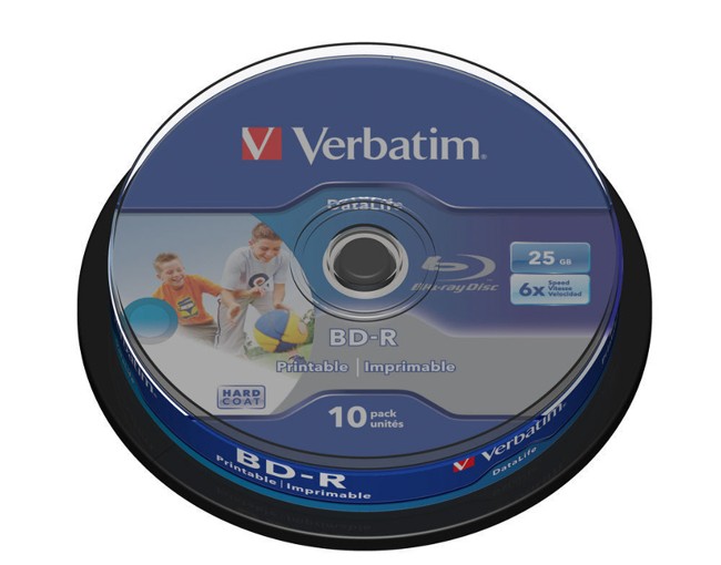 BD-R Verbatim 25GB Printable Datalife 10szt