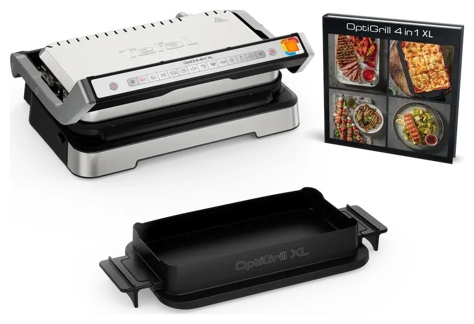 Tefal Optigrill XL GC784D30 4w1 srebrny