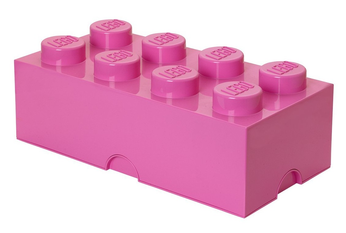 Pudełko na klocki Lego Storage Brick 8 różowy