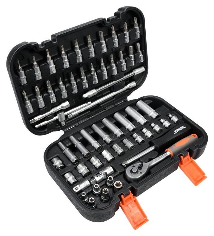 Sthor Zestaw narzędziowy 1/4'' 56el. 58643