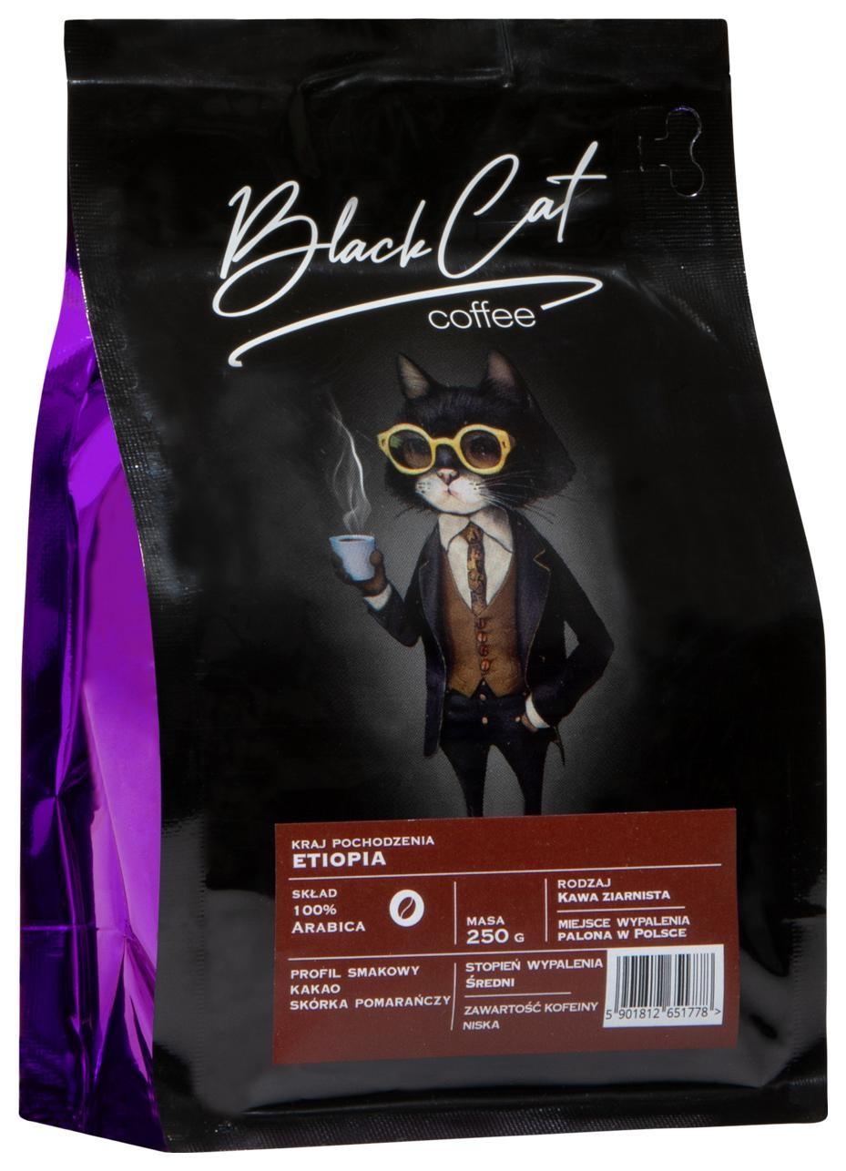 Kawa ziarnista Black Cat Etiopia 250 g