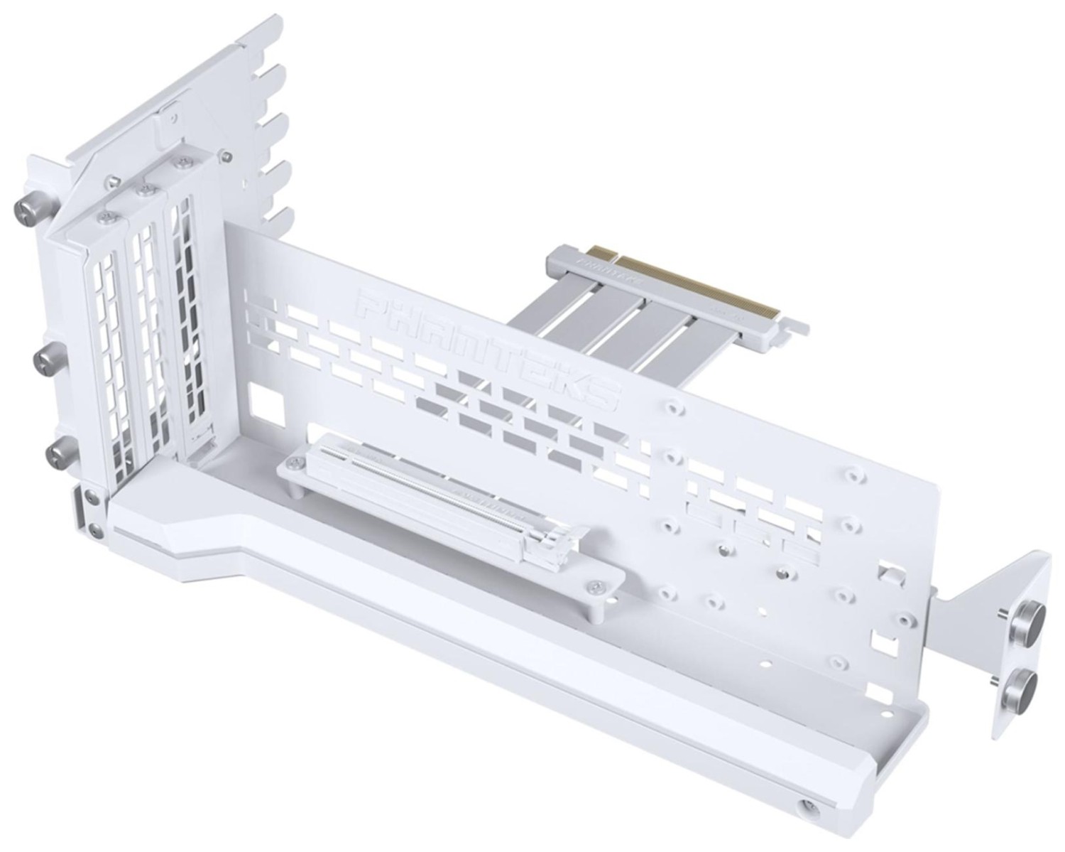Phanteks Premium GPU-Bracket pionowy + Riser PCIe 4.0 x 16, DRGB - 220 mm - biały